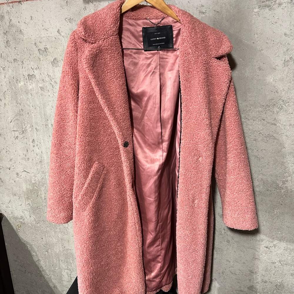 Pink Teddy Coat